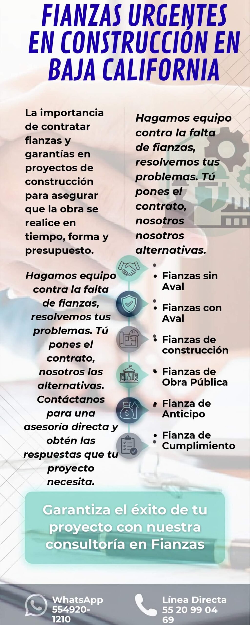 Fianzas Urgentes en  construcciones en baja california